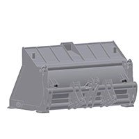 KSW Maschinenbau Hochkippschaufel aukšto išvertimo kaušas