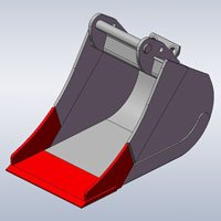 KSW Maschinenbau Verbaulöffel tranšėjų kaušas