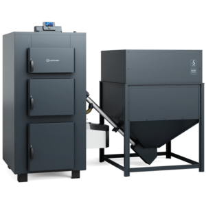Kamen granulinis katilas Pellet Max 100kW