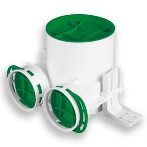 Plastikinė difuzoriaus dėžutė 2× Dn75 - Dn125mm, Spectra