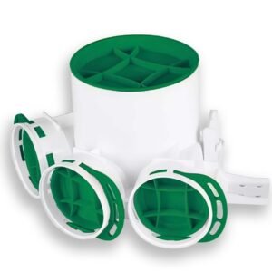Plastikinė difuzoriaus dėžutė 3× Dn75 - Dn125mm, Spectra