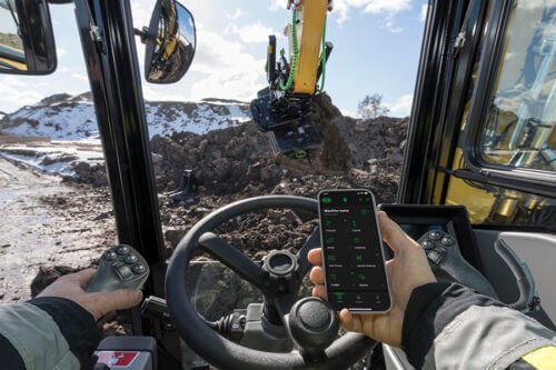 Steelwrist A9 ergonomiškos ekskavatoriaus valdymo svirtys